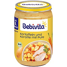 Био Пюре Bebivita Картофи със Зеленчуци и Пуешко