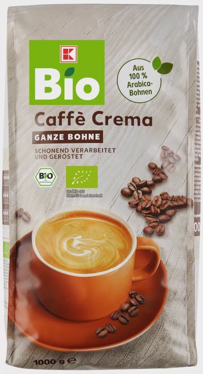 K-Bio Биокафе на зърна
Crema