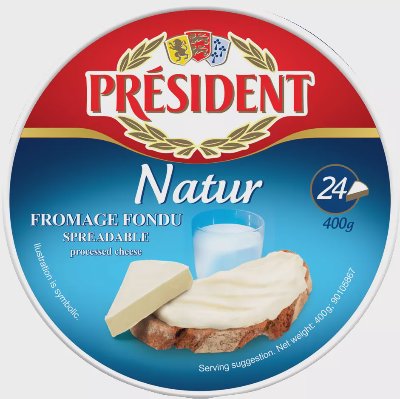 President Топено сирене
натурално