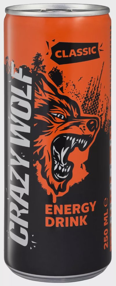 Crazy Wolf Енергийна напитка
различни видове