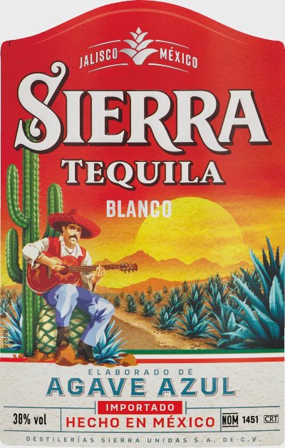 Sierra Текила
38% vol