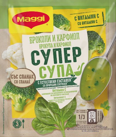 MAGGI Супа
броколи и карфиол