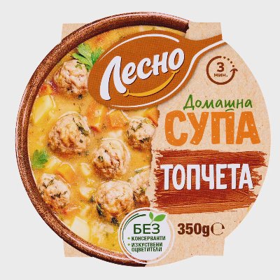 ЛЕСНО Супа топчета