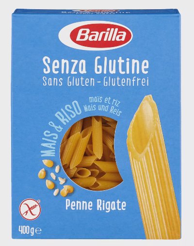 BARILLA Пене ригате
без глутен