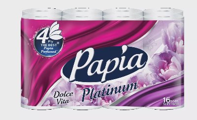 Papia Tоал.хартия, различни видове
четирипластова, 16 бр.