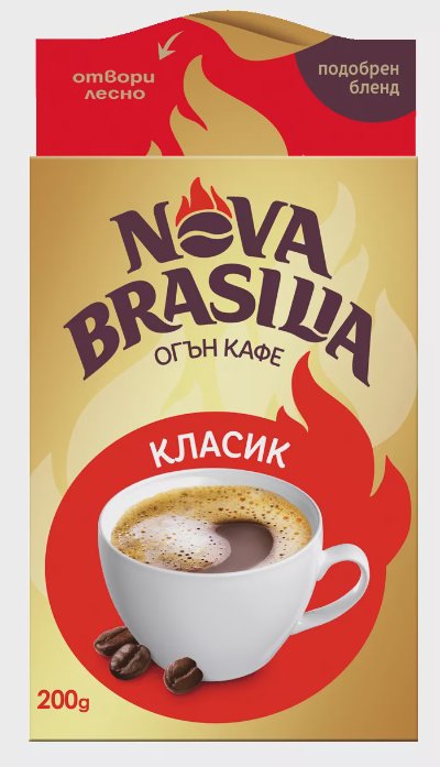 Nova Brasilia Мляно кафе
различни видове