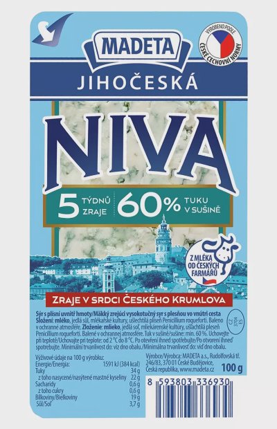 MADETA Синьо сирене
60% масленост