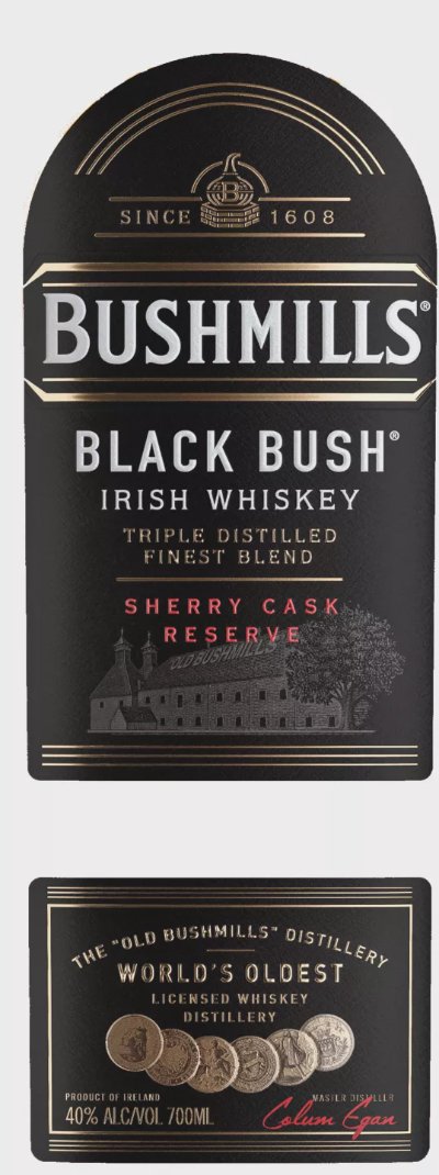 Bushmills Ирландско уиски Black Bush