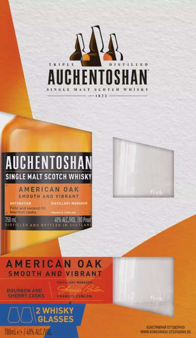 AUCHENTOSHAN Шотландско уиски
промопакет