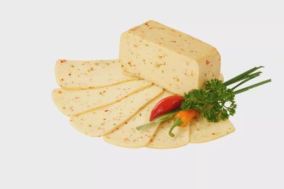 Bergader Полутвърдо пушено сирене
с чили