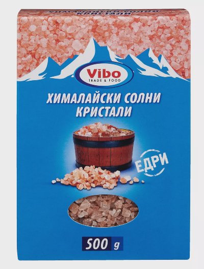 Vibo Хималайски солни кристали
различни видове