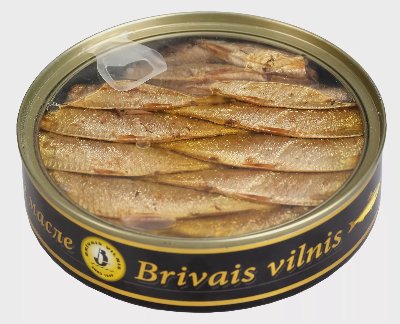 Brivais Пушени шпроти в олио