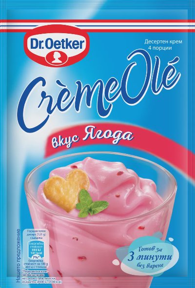 Dr. Oetker Крем Оле
различни вкусове