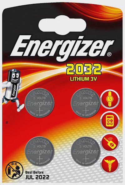 Energizer Батерии
CR2032 или CR2025