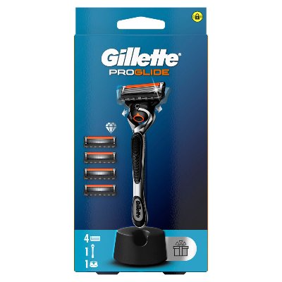Gillette Самобръсначка
с 4 ножчета и поставка