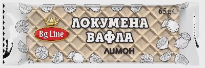 Хели Локумена вафла
с лимон