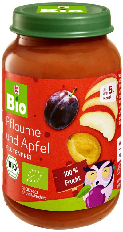 K-Bio Биопюре
със сливи и ябълки