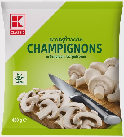 K-CLASSIC Гъби нарязани
замразени