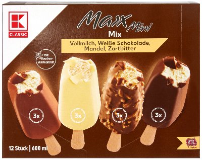 K-Classic Сладолед на клечка Mini-Maxx
различни вкусове