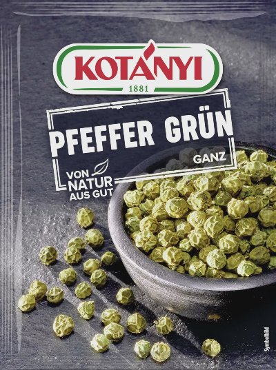 Kotanyi Подправка зелен пипер
на зърна