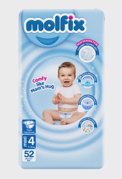 Molfix Jumbo Бебешки пелени
различни видове