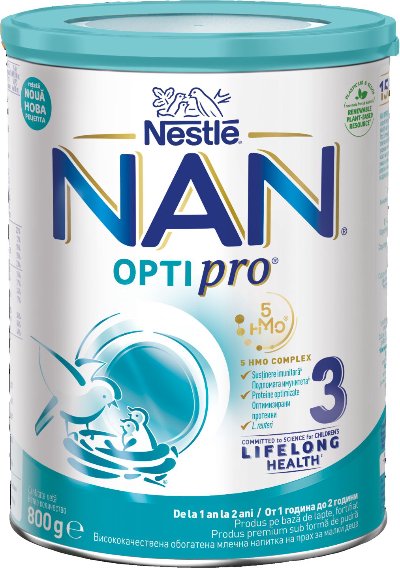 NESTLE NAN Адаптирано мляко
за деца над 1 г. или 2 г.