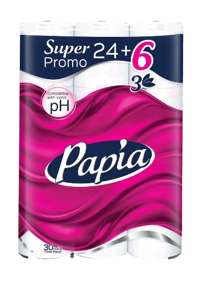 Papia Тоалeтна хартия
различни видове
