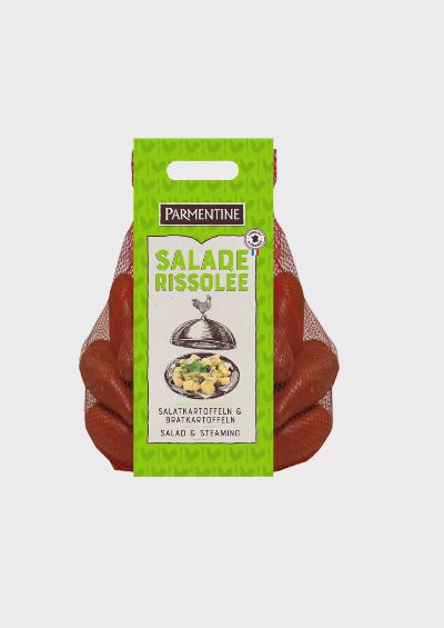 Parmentine Френски червени картофи
за салата