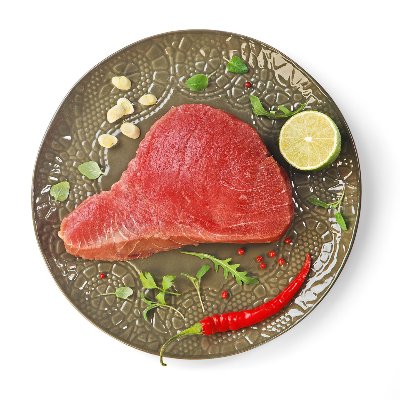 Риба тон филе от свежата витрина