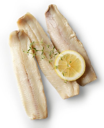 Сельодка филе от свежата витрина