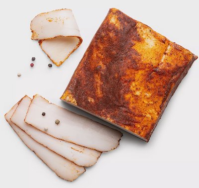 Сланина сухо-солена, паприкована