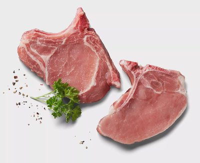 Свински котлет от свежата витрина