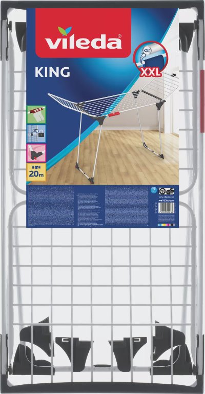 Vileda King Сушилник
обща дължина 20 м