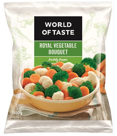 World of Taste Зеленчуци микс
замразени