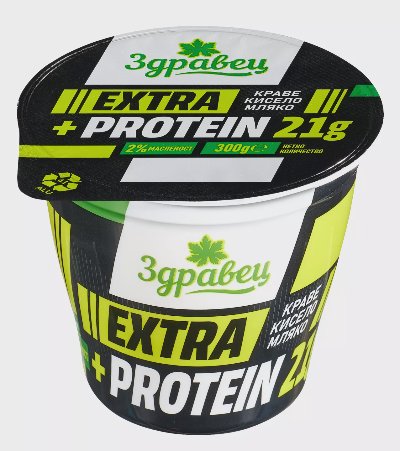 ЗДРАВЕЦ Кисело мляко
с протеин