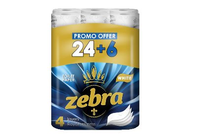 Zebra Тоалетна хартия
различни видове